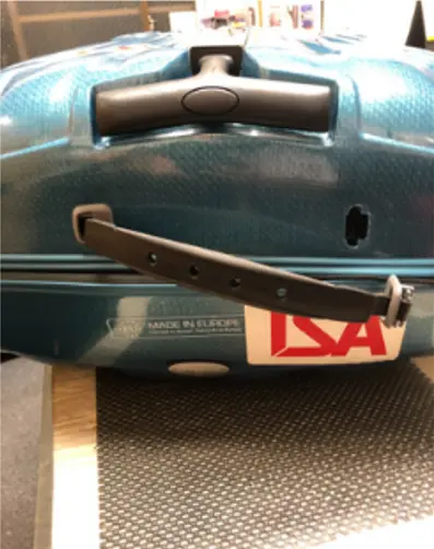 Samsonite コスモライト ケースハンドル外れ修理（持ち手補修）
