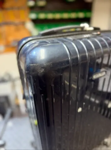 RIMOWA ボディ凹み補正修理(塗装なし) 修理後