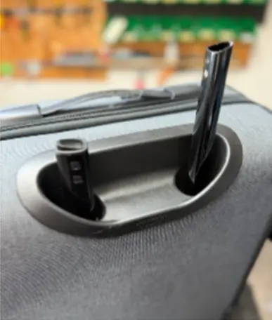 TUMI 伸縮ハンドル修理 修理前