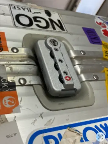 リモワ TSAロック交換修理(旧式ロック対応) 修理後