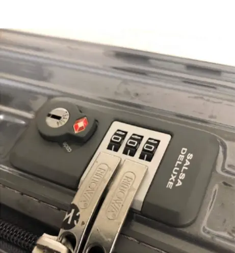 RIMOWA サルサデラックス ロック開錠（番号不明・開かない対応） 修理前