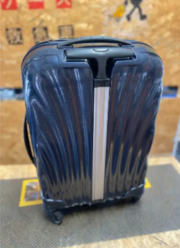 Samsonite コスモライト 伸縮ハンドル交換（キャリーバー修理） 修理後