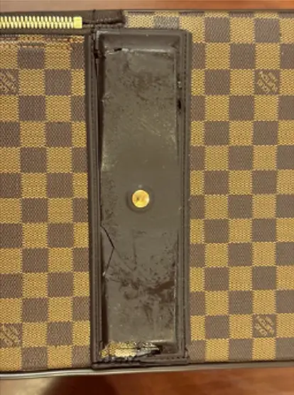 LOUIS VUITTON Louis Vuitton ゴム部品劣化修理 修理前