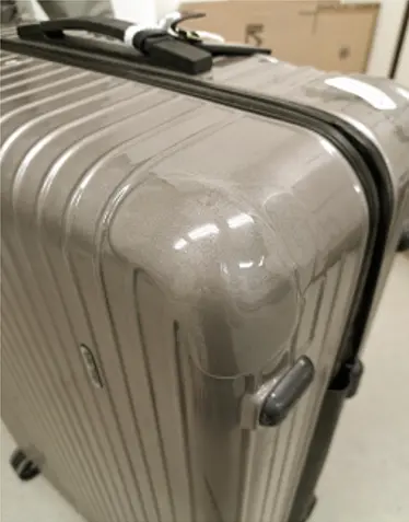 RIMOWA ボディ亀裂修理(ひび割れ補修・塗装対応) 修理後