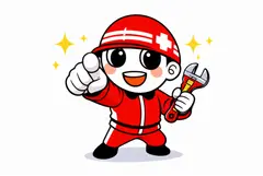 スーツケース救急車のキャラクター
