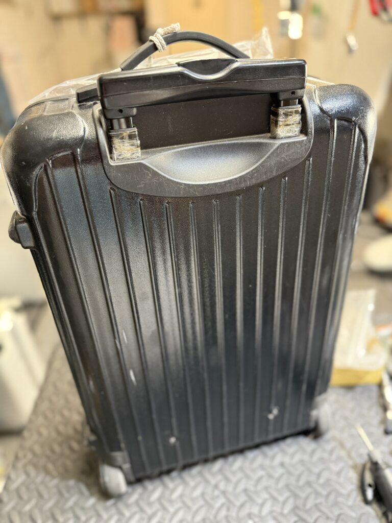 RIMOWAの伸縮ハンドル修理